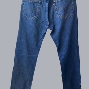 Levi's Blue 505 Straight Jeans Classic Denim